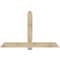 Ekena Millwork Eugene Rough Sawn Timber Gable Bracket, Douglas Fir, 72"W x 45"H x 6"D x 6"F, 15/12 Pitch GBW072X45X0606EUG00RDF - alternate 1